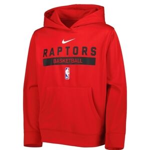 Toronto Raptors Nike Red Spotlight Practice Performance Pullover Hoodie Small